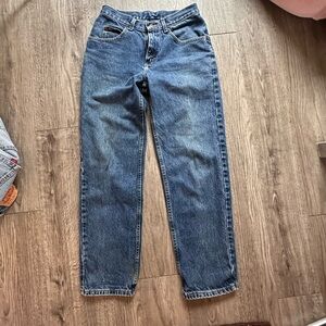 Vintage  Lee Women's High Rise Jeans - Blue